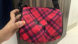 Puma Tartan Crossbody Bag
