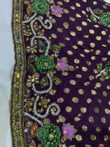 Banarasi Purple Kurta Set