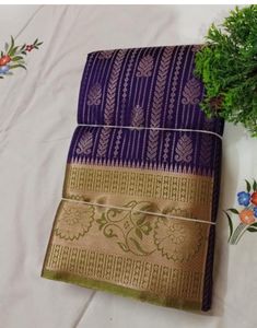 Elegant Purple Kanchipuram Silk Saree