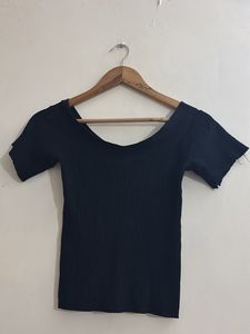 prety black strechable top
