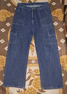 Y2k Denim Cargo Jeans