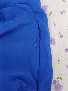 Royal Blue Cowl Neck Maxi Dress