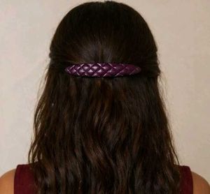Chic Quilted Hair Clip
