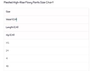Pleated High-Rise Flowy Pants
