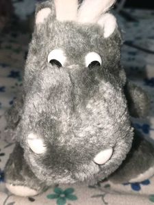 combo Cute Plush Bunny Toy(12cm) and baby hippo