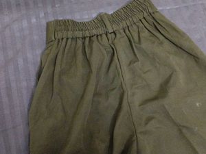 Olive Green Wide Leg Trousers