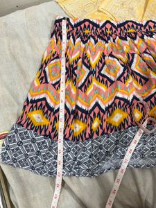 Xhilaration Small Geometric Printed Skirt