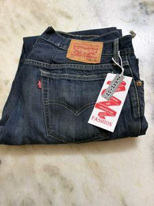 Dark Blue Trendy New Jeans