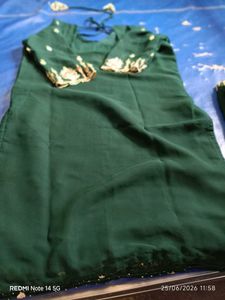 Brand new heavy embroidery kurta plazo dupatta set