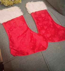Christmas Stocking And Santa Cap/hat