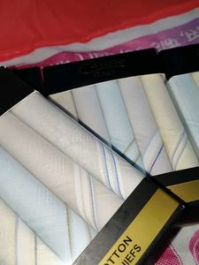 Caruso Italy Cotton Handkerchiefs