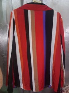 Boohoo Multicolor Striped Shirt