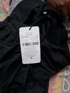 Solid Black Ethnic Skirt