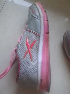 Pink &amp; Grey Running Shoes