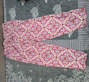 Comfortable Pink Floral Pajama Set