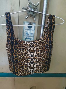 Leopard Print Crop Top
