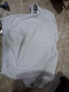 White Crew Neck Sweatshirt