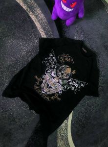 🇬🇧Vintage Gothic Y2K Pirate Skull Crossbones tee