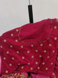 Exquisite Pink Embroidered Lehenga Choli Set