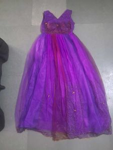 Stunning Purple Embellished Gown