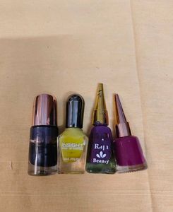 Lot of 4 Nail Polishes