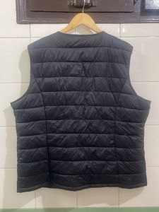 Black Padded Gilet Vest