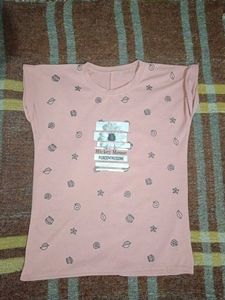 Pink Mickey Mouse Graphic T-Shirt