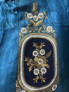 Teal EmbroideredLehnga
