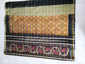 Sambalpuri Design In Chanderi Saree
