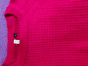Magenta Knit Sweater