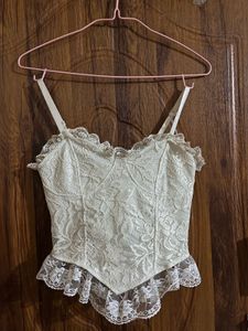 Elegant Lace Corset Top