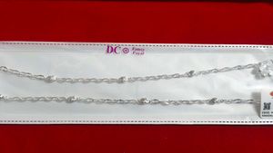 Elegant Silver Chain Anklet#fixed price