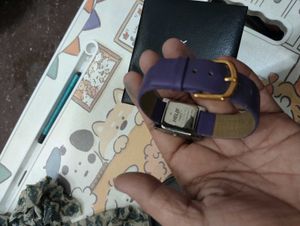 Helix Women's Purple Strap Watch
