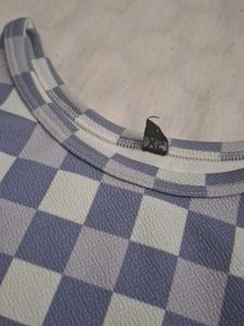 Checkerboard Crop Tank Top