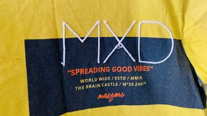 Yellow Graphic Print T-Shirt