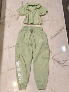 Light Green Casual Co-ord Set