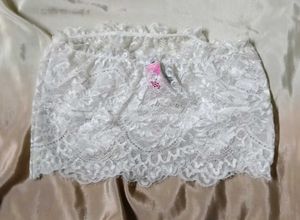 White Lace Bandeau Bra