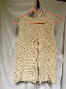 Crocheted Lace Vest