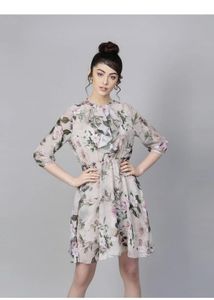 SASSAFRAS Floral Dress(Above Knee Length)|Size XS