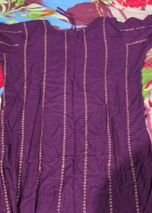 Beautiful Purple Embroidered Dupatta