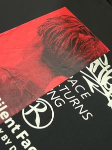 Unisex Black Graphic T-Shirt