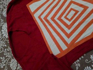 Stylish Maroon Winter Sweater