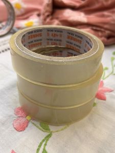 Lot of 3 Clear Packing Tape Rolls