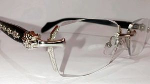Rimless Gothic Unisex Glasses - Chrome Hearts