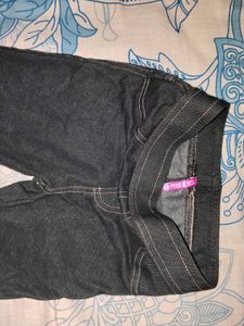 Dark Wash Denim Look Leggings