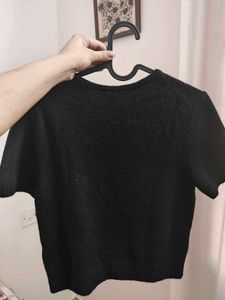 [H&amp;M] Embellished Fine Knit Top