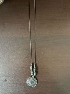 Oxidized Silver Necklace &amp; Earrings Set