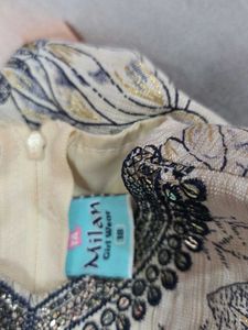 Elegant Leaf Print Kurta Set