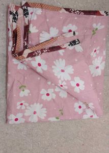 Pink Floral Bedsheet