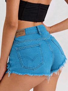 Hollister Blue Denim Shorts